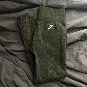 gymshark vital seamless leggings dark green